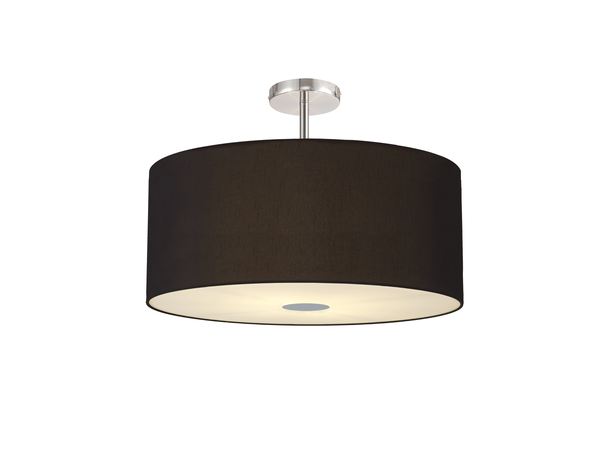 Baymont CH BL/GR Ceiling Lights Deco Semi Flush Fittings